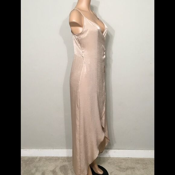 DONNA MIZANI blush wrap dress. NWOT - Picture 6 of 11